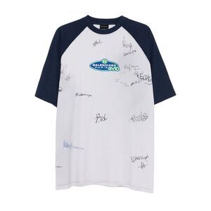 Balenciaga White T-Shirts & Vests - T-Shirts Men